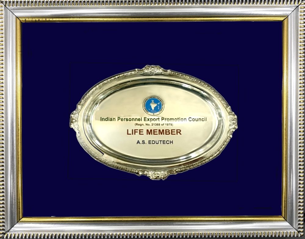 Indian Personnel Export Promotion Council - Life Member Plaque